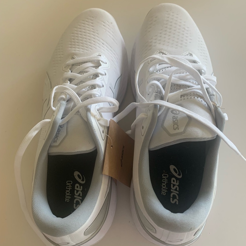 White ASIC golf shoes . Brand new